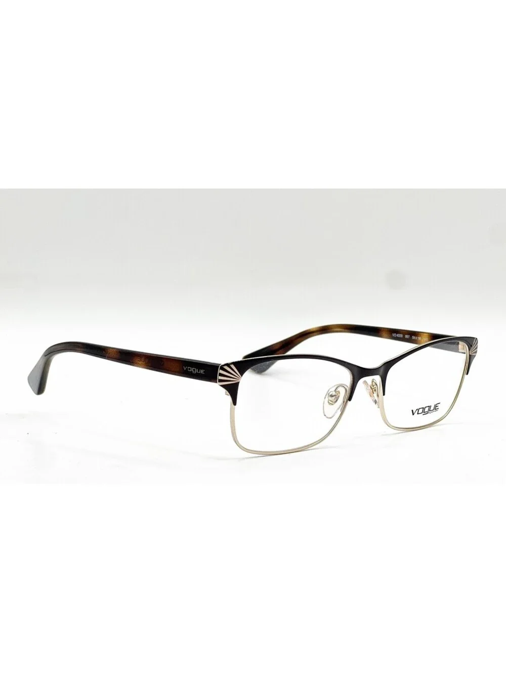 Vogue VO 4009 997 Brown/Pale Gold Authentic Eyeglass Frames 54-18